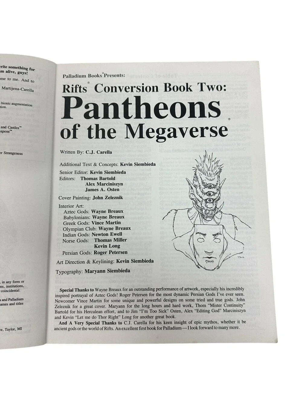 Pantheons Of The Megaverse Palladium Books Presents Rifts Conversion Book 2